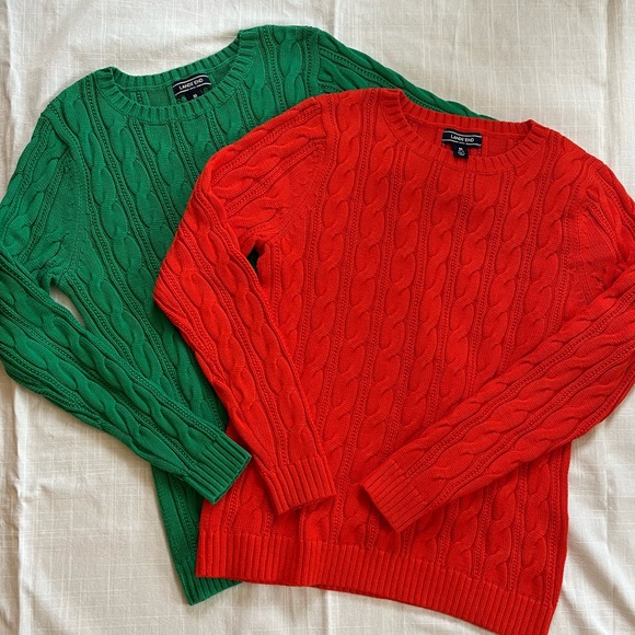 Lands End Cable Knit Sweater - Picture 1 of 4